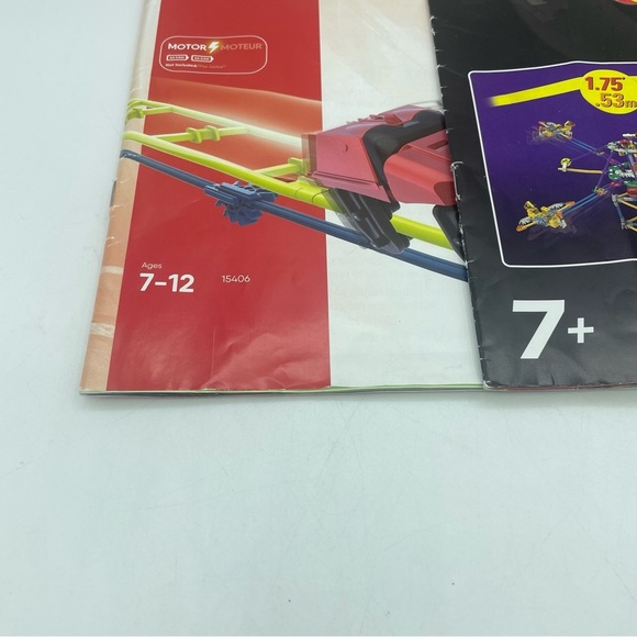 K'Nex Roller Coaster Clock Work Supersonic Swirl Instruction Manuals 13410 15406 - Picture 3 of 7